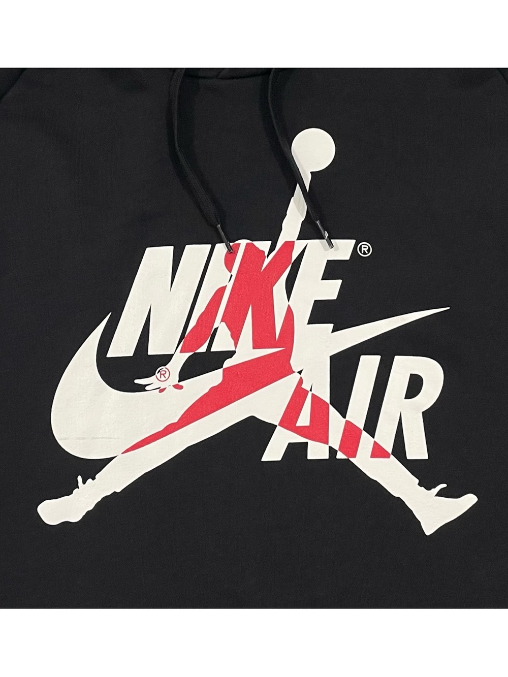 Nike Air Jordan Jumpman Classics Black Hoodie Sweatshirt Size XXL (Retail $80) - Picture 2 of 5